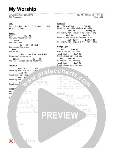 My Worship Lyrics .